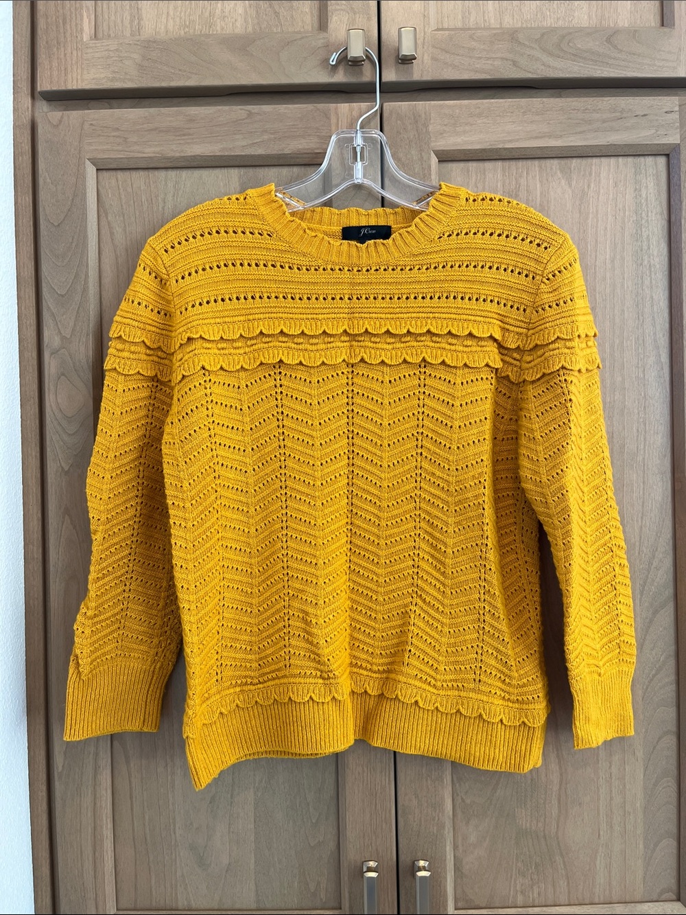 J Crew Scallop Pullover Sweater